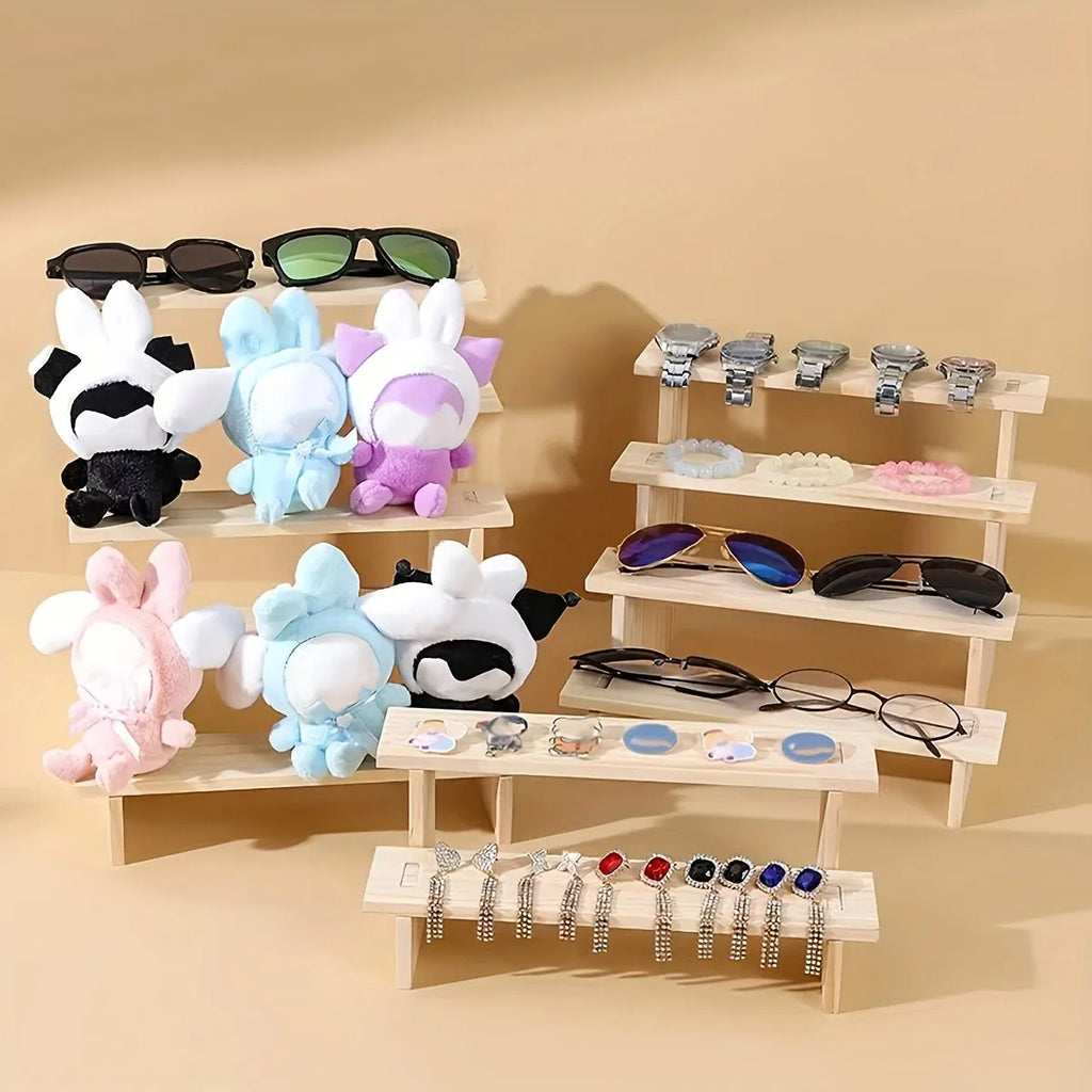 Wooden display rack, perfume, cosmetics storage rack, jewelry rack, for party decoration, commercial display rack