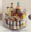 Multi-Purpose Rotating Spice Rack - Efficient Countertop Storage for Kitchen Bathroom