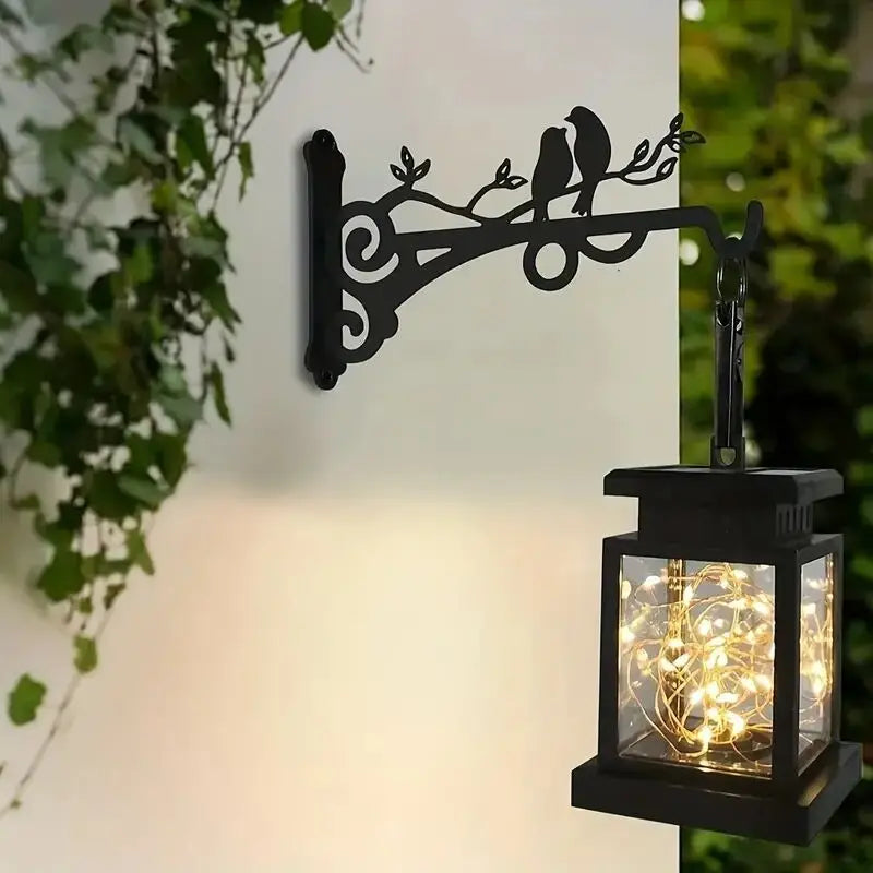 1pc Multifunctional Hanging Basket Plant Bracket Outdoor And Indoor, Plant Hook, Wall Mounted Lantern Hook, Garden Plant Flower