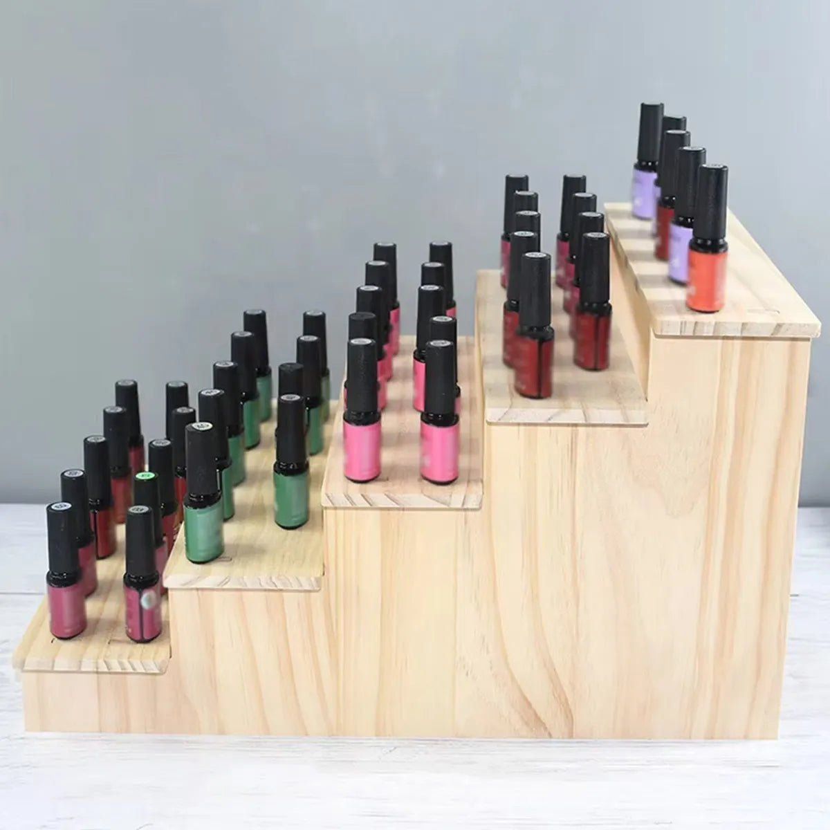 Wooden display rack, perfume, cosmetics storage rack, jewelry rack, for party decoration, commercial display rack