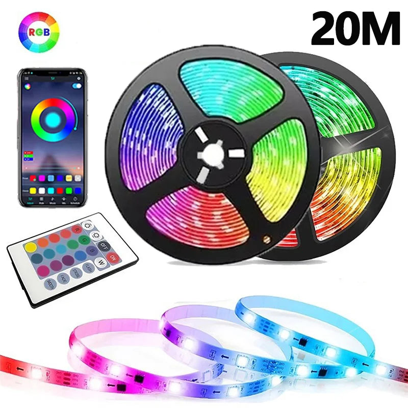 RGB LED Dreamcolor Strip Light-Smart Bluetooth Control